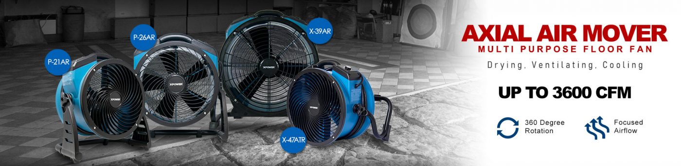 Air Chaser | Master Distributor of XPOWER Air Movers, Inflatable Blowers, Pet Dryers