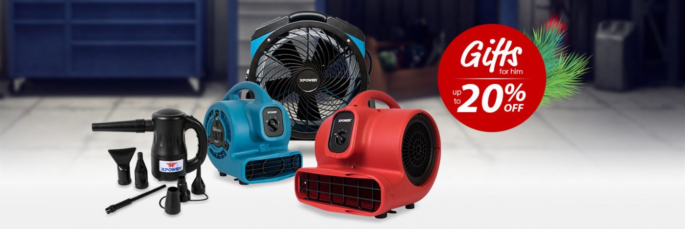 Air Chaser | Master Distributor of XPOWER Air Movers, Inflatable Blowers, Pet Dryers